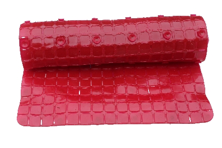 Коврик антискользящий для дачного бассейна «ЦЕНТРОЛИТ» из термопластичной резины - красный
